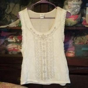 Embellished Daytrip tank top